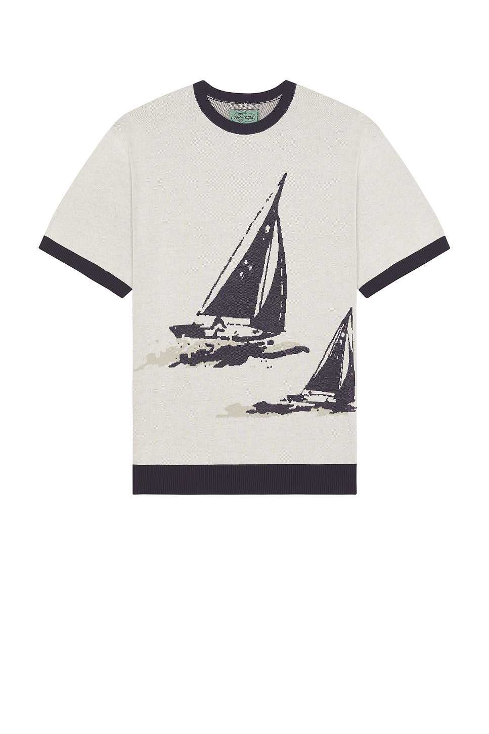 Knit Tee Box Jacquard
