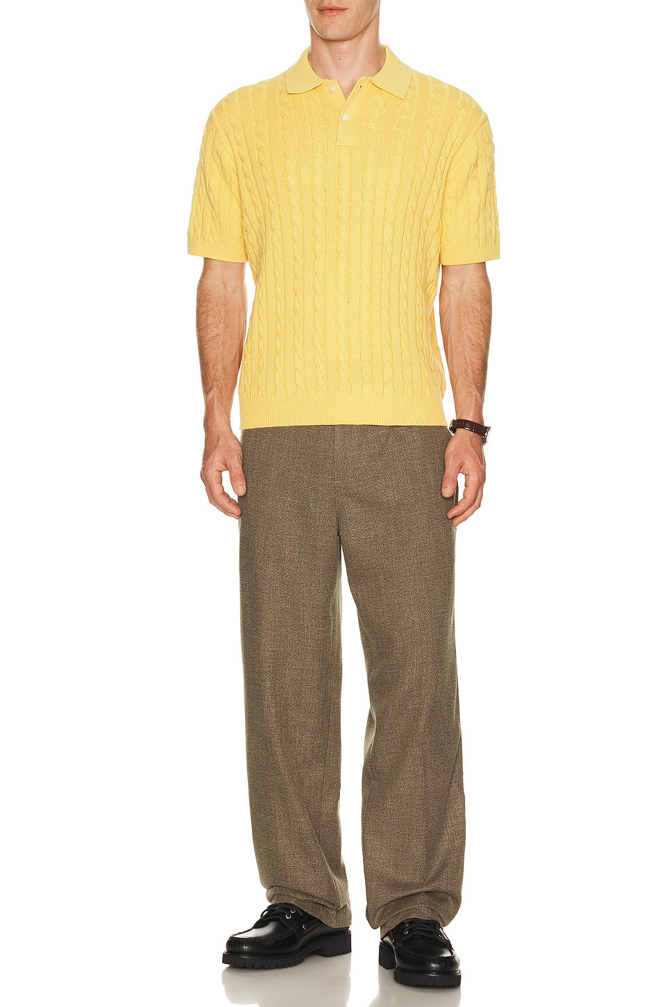 Knit Polo Cable