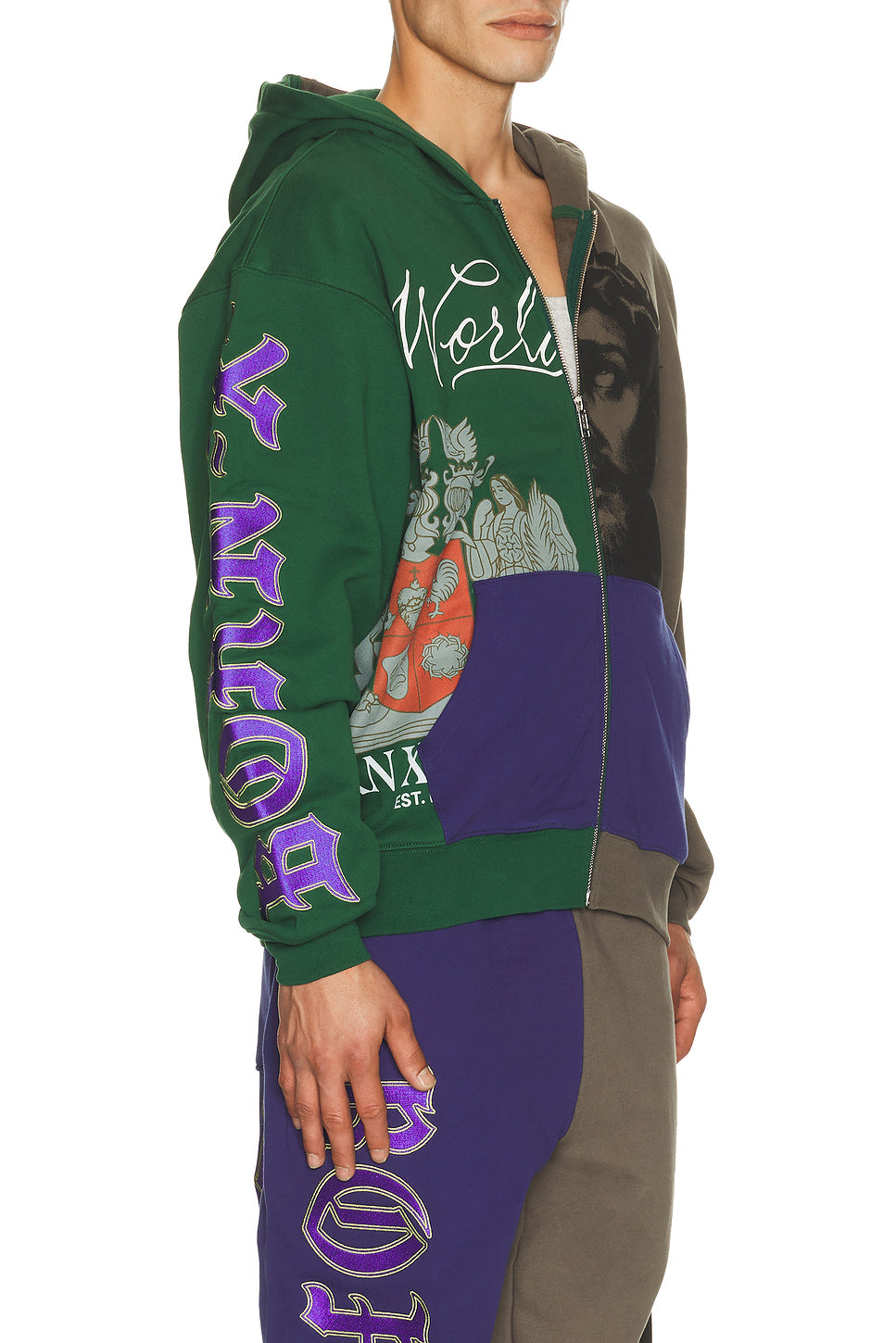 Mashup Zip-Up Hoodie