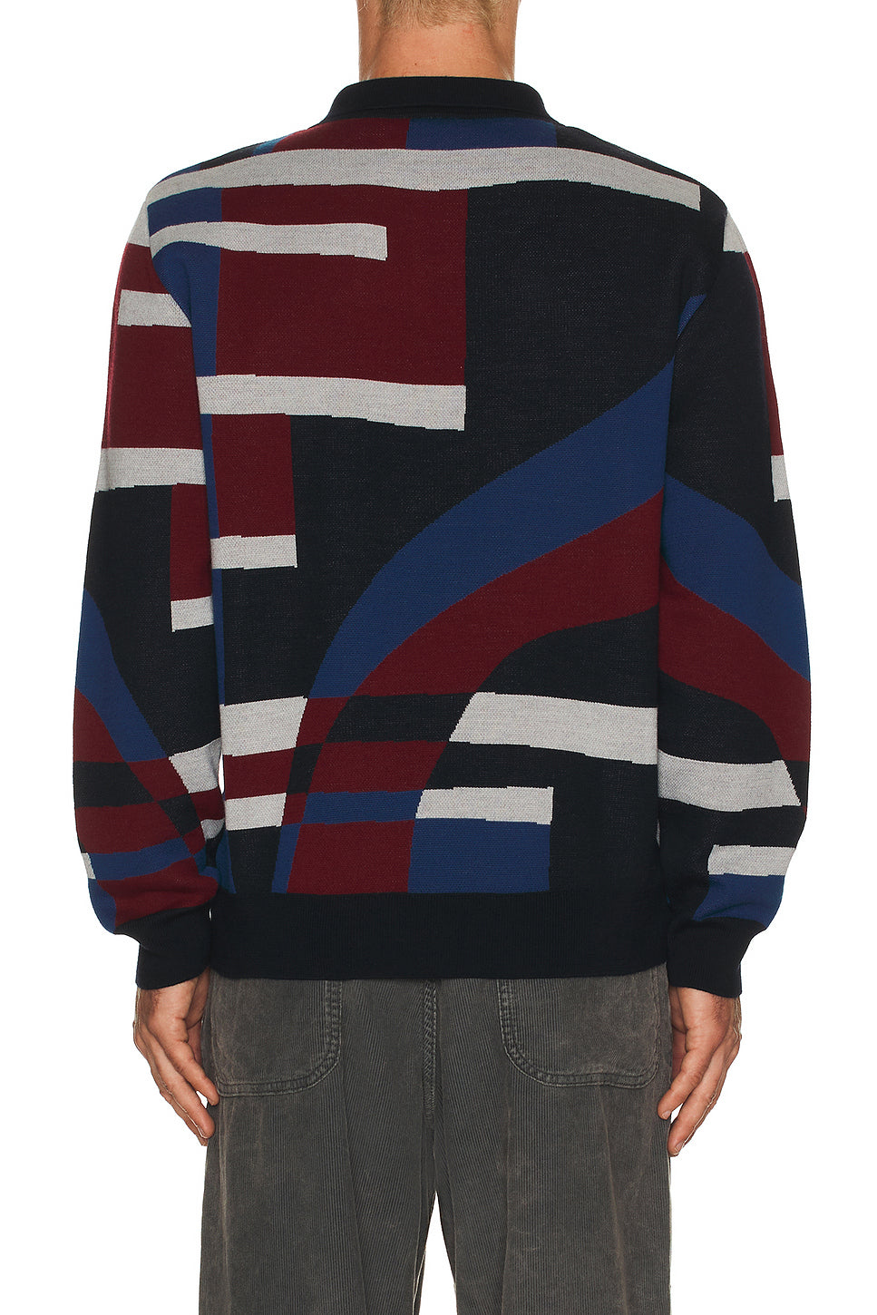 Vertical Forest Knitted Polo