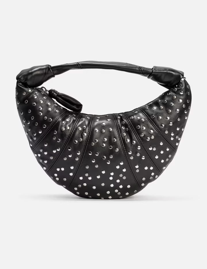 Studs Dots Mini Fortune Croissant Bag