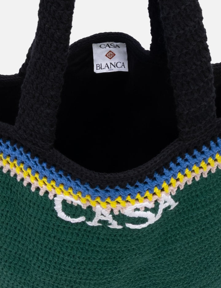 Stripe Crochet Bag