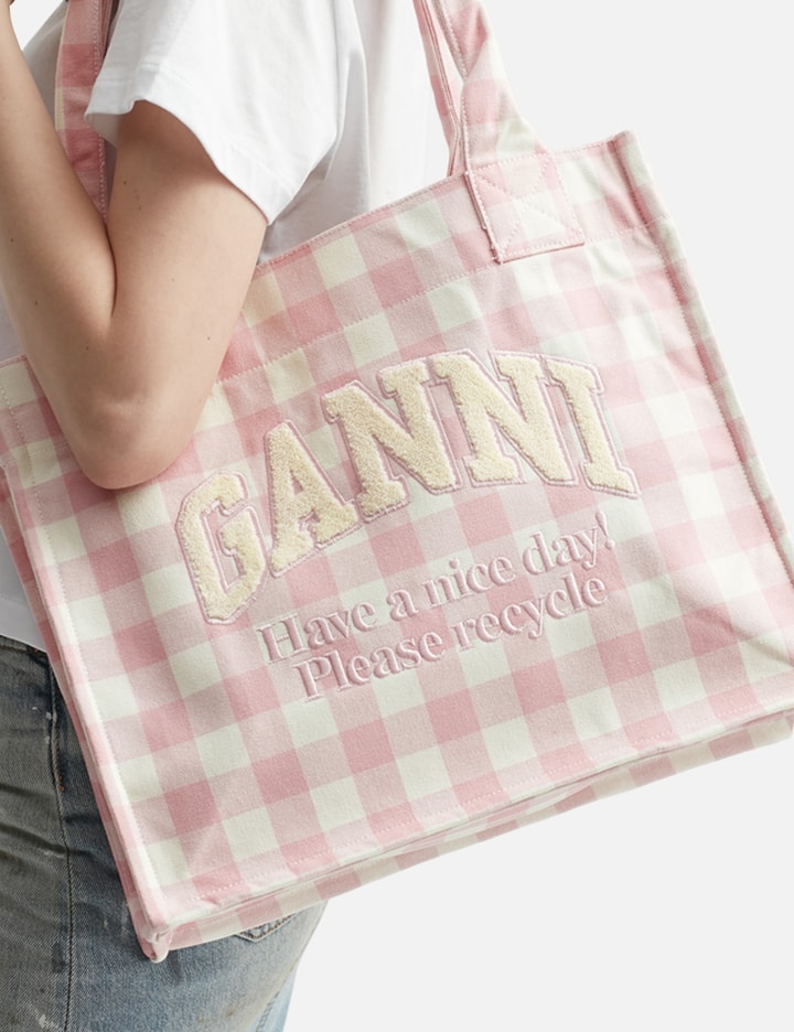 Large Vichy Check Tote