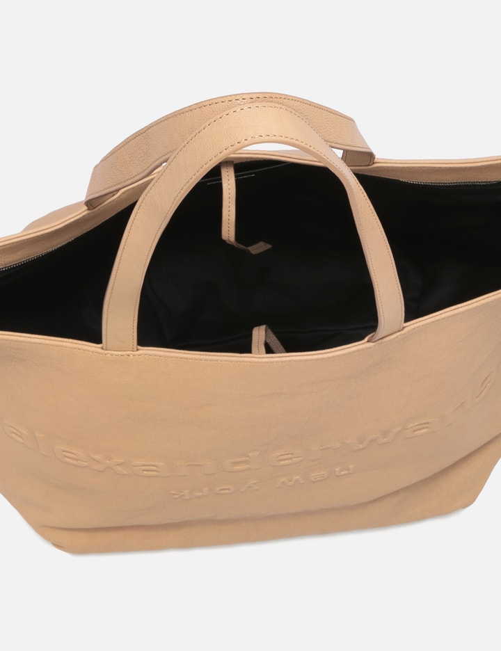 Leather Punch Tote