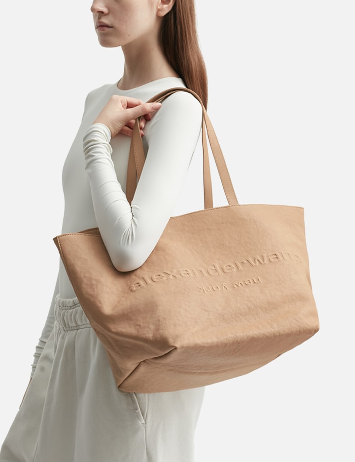 Leather Punch Tote