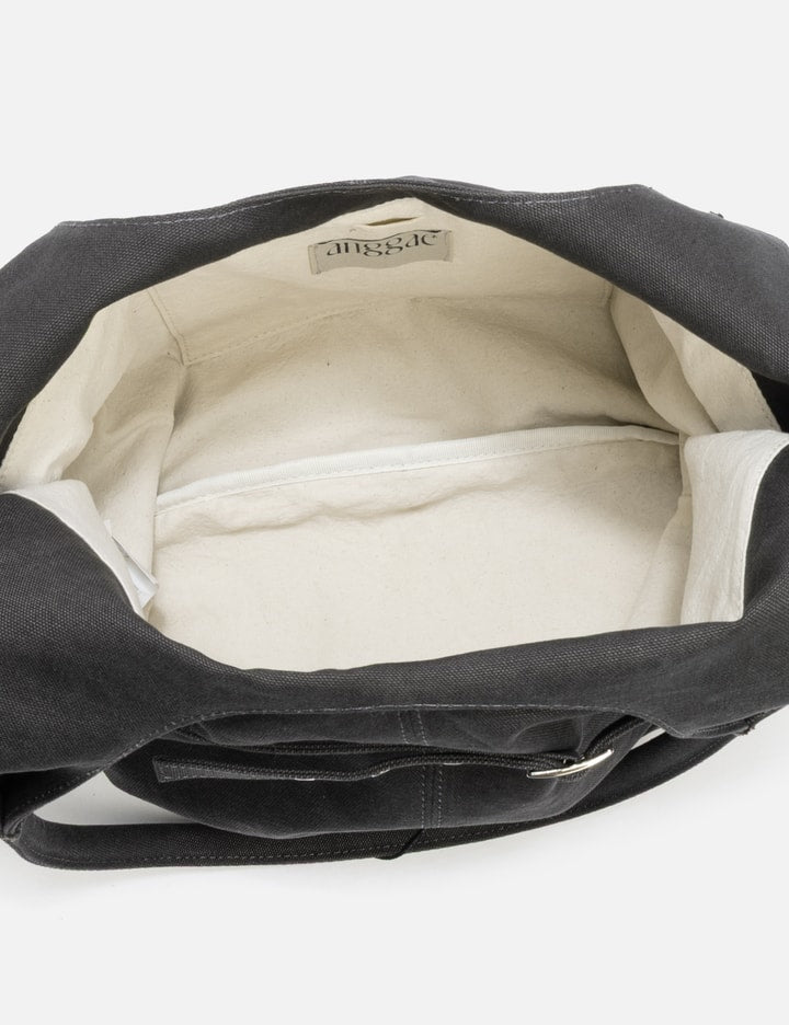 Washed Canvas Big Shoulder Bag