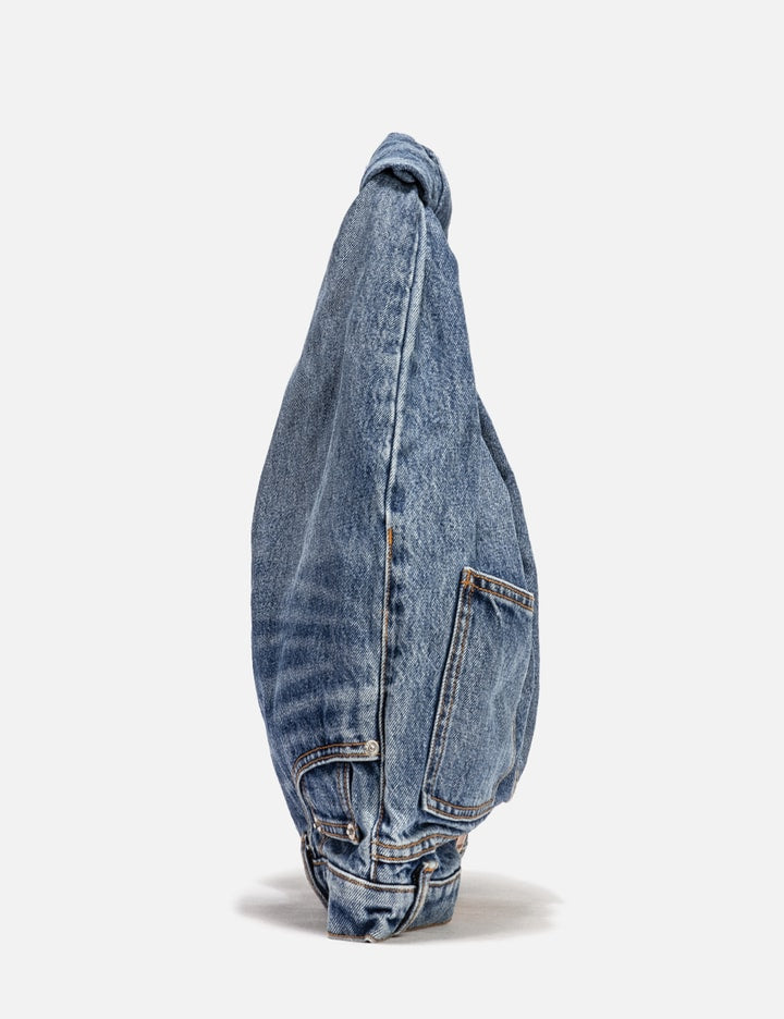 Mini Denim Hobo Bag