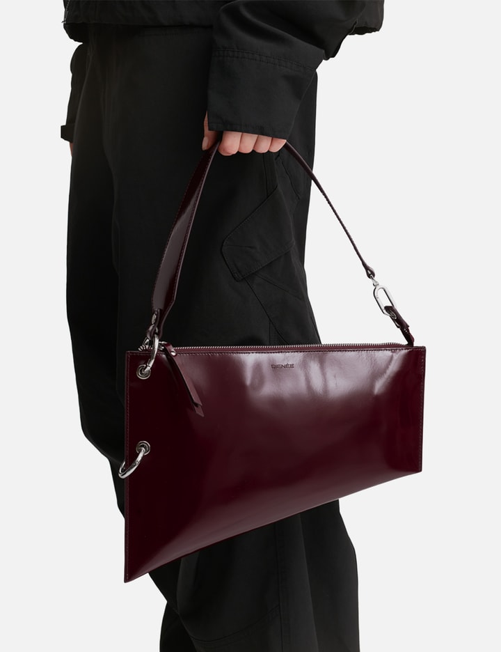 Saund Burgundy Semi Patent Leather