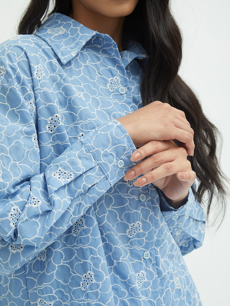 Balqis Embroidery Shirt