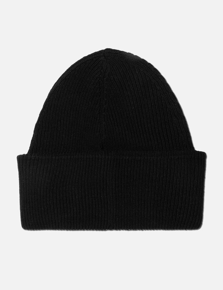 Taped Label Wool Beanie