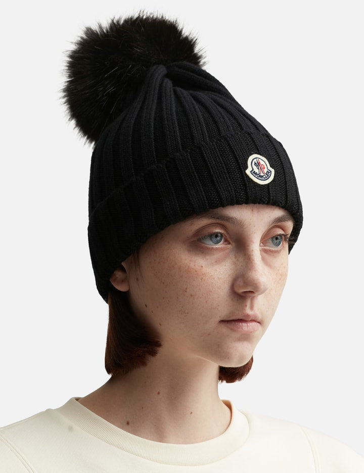Wool Beanie with Pom Pom