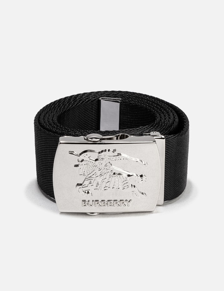 Engraved Logo Buckle Belt