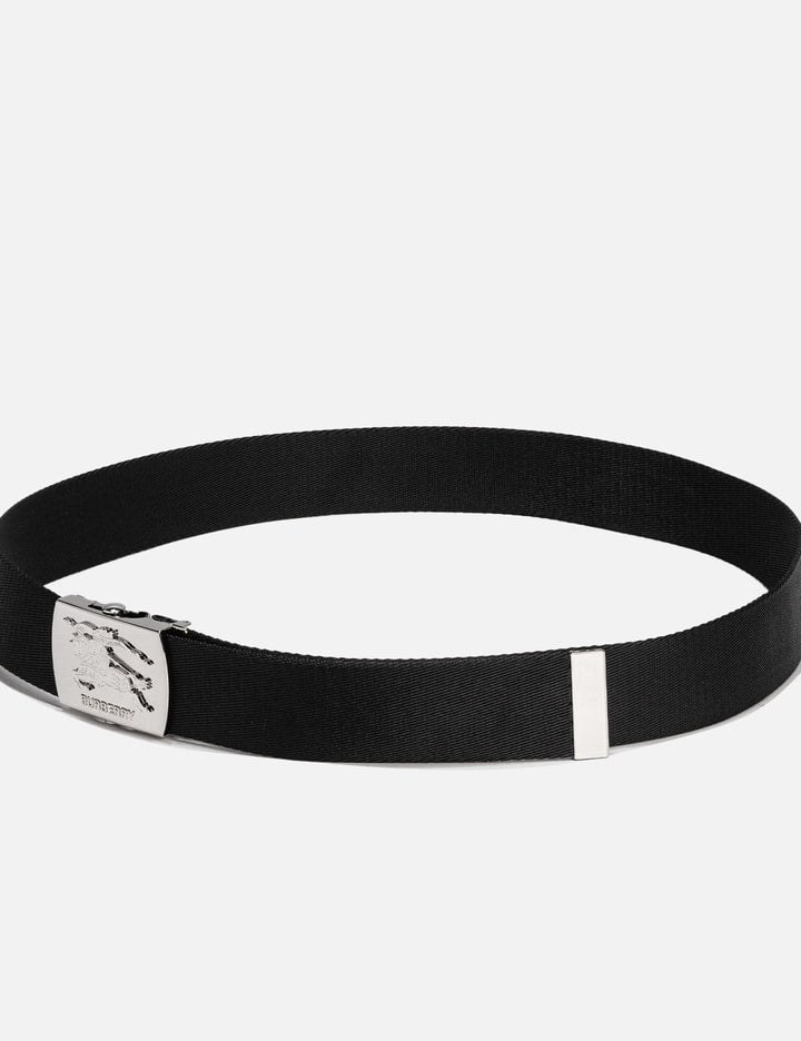 Engraved Logo Buckle Belt