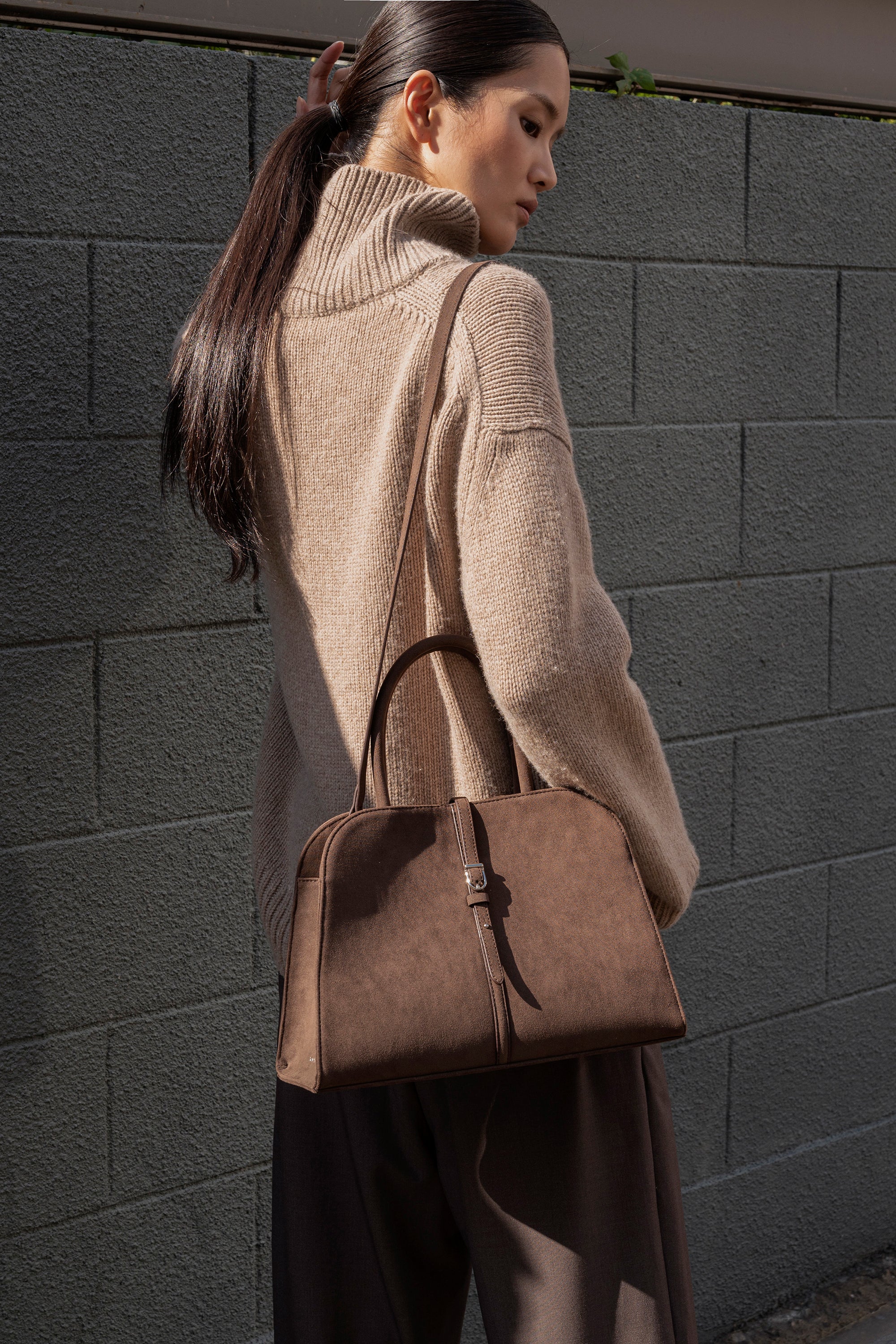 BLANC MEDIUM SUEDE