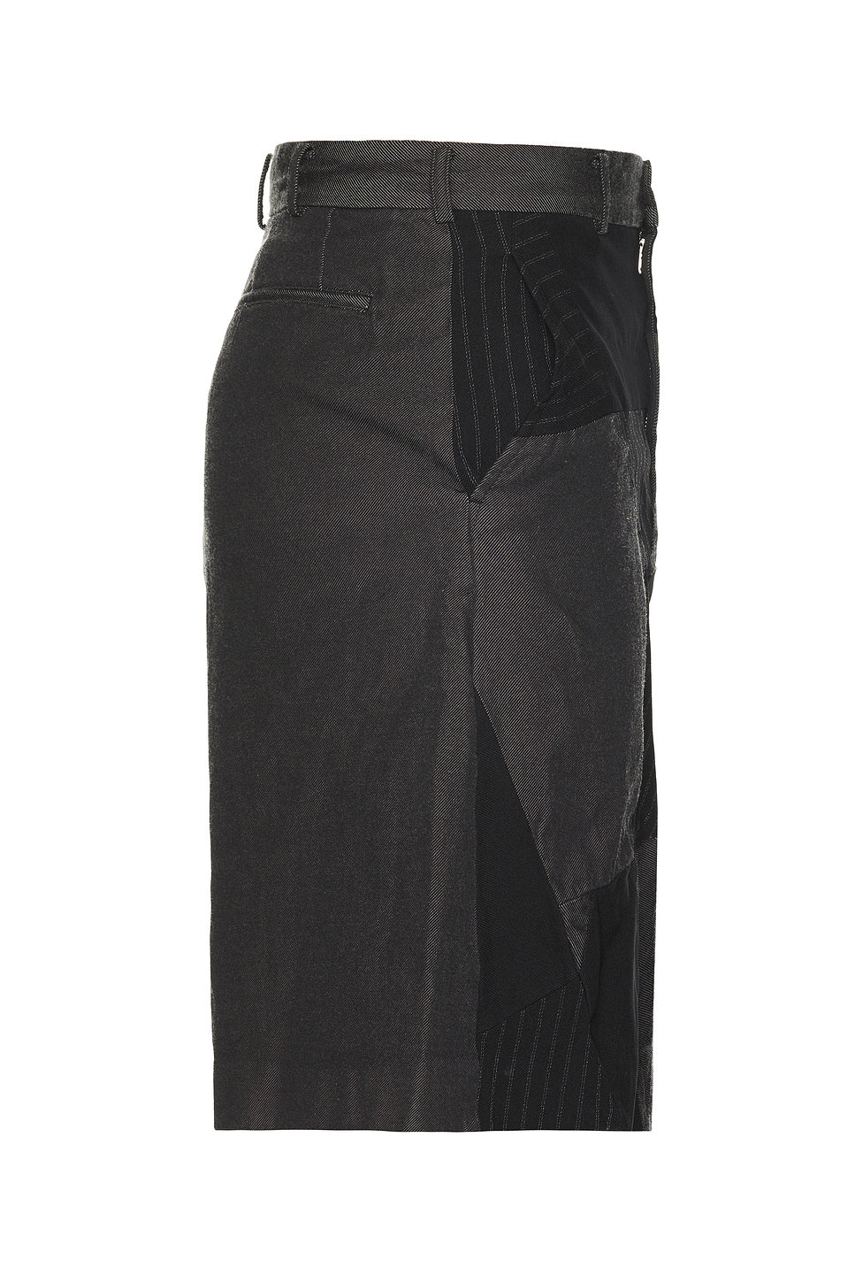 Gabardine Pachwork Garment Treated Shorts