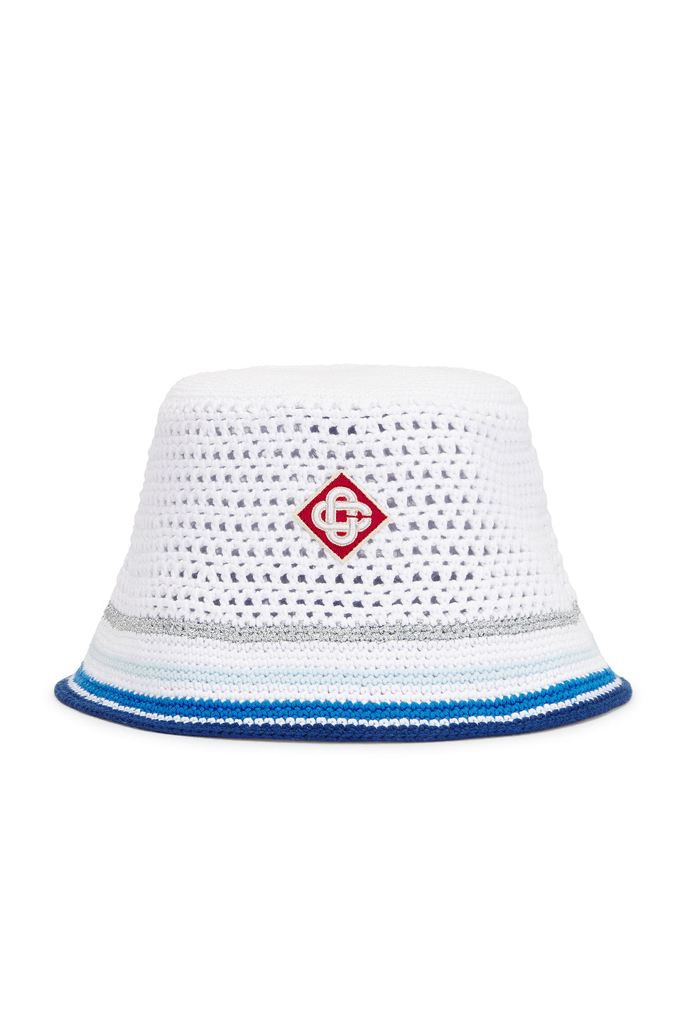 Mesh Stripe Crochet Hat