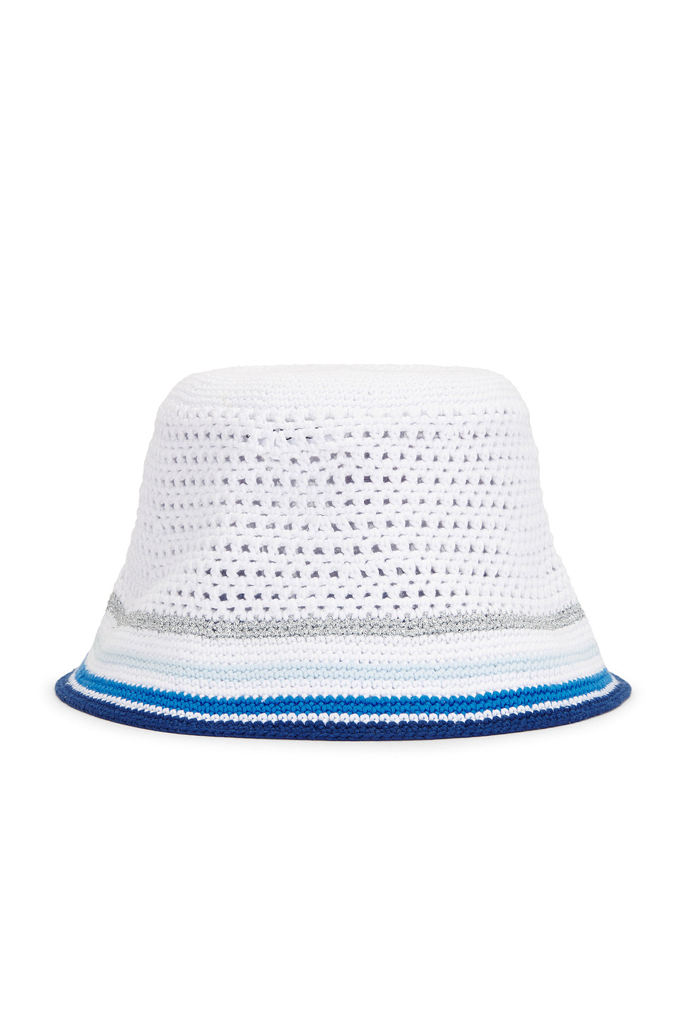 Mesh Stripe Crochet Hat