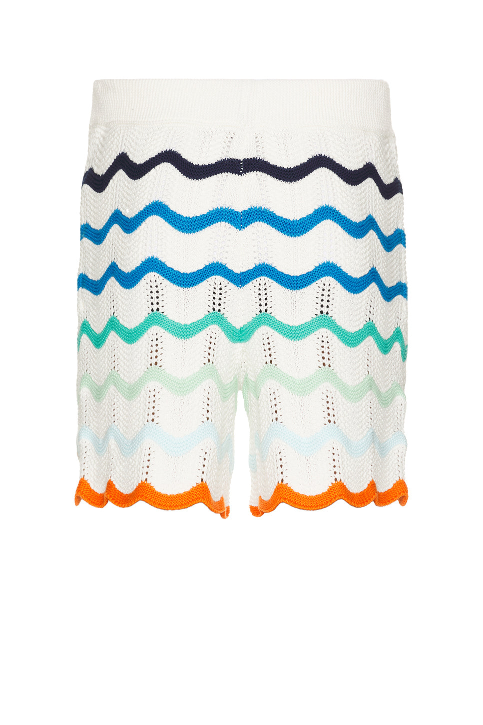 Gradient Wave Texture Shorts