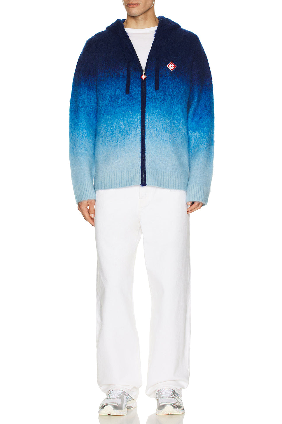 Gradient Mohair Hoodie