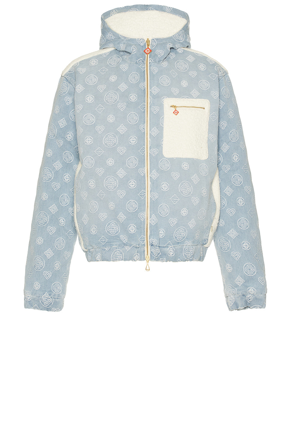 Cashmere Terry & Denim Reversible Jacket
