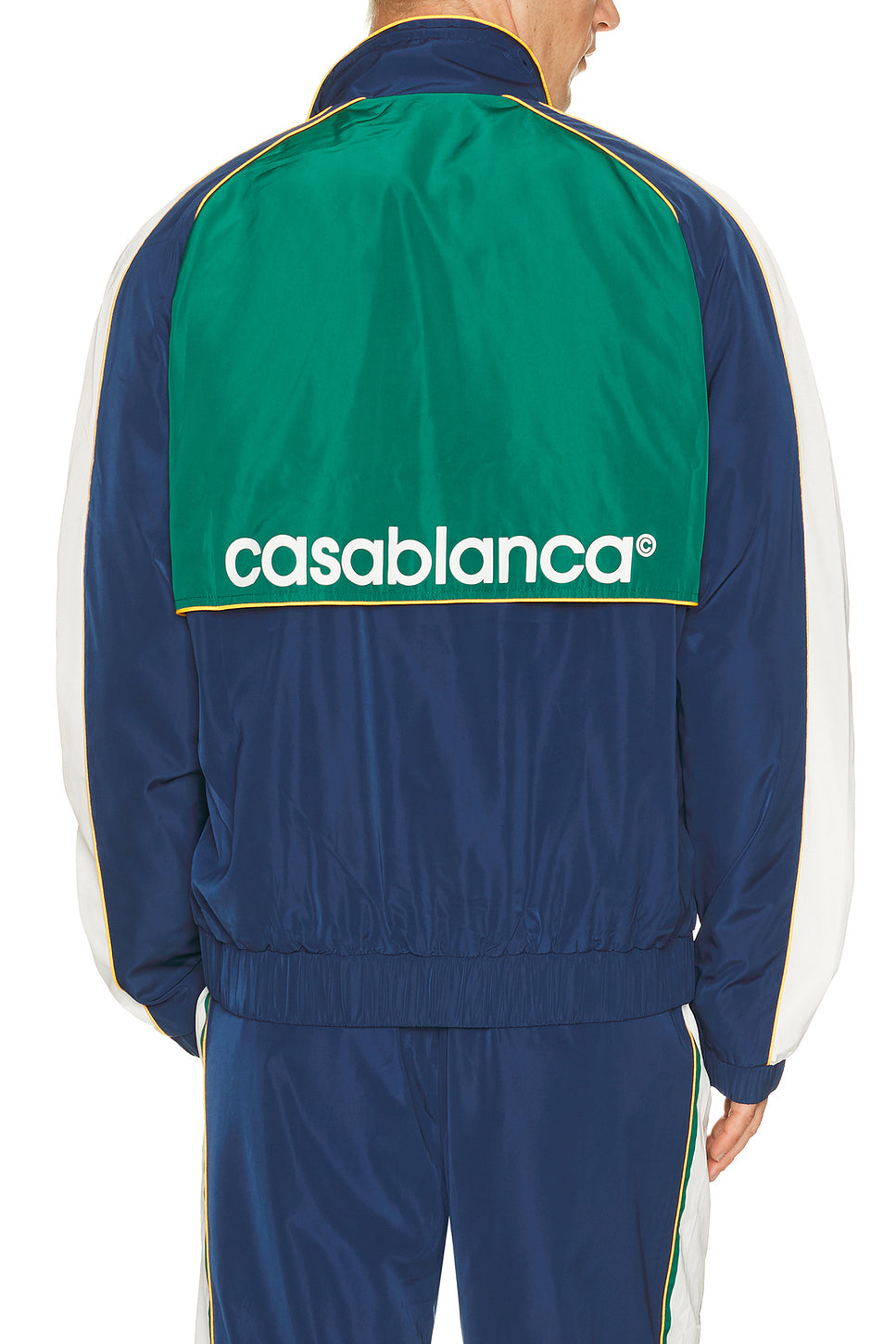 Applique Colour Block Windbreaker Jacket