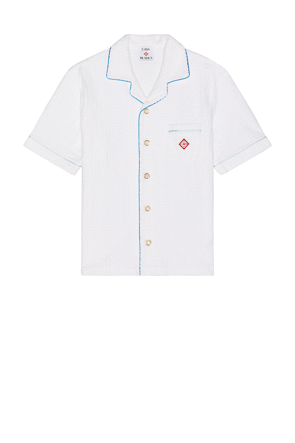 Short Sleeve Towelling Shirt