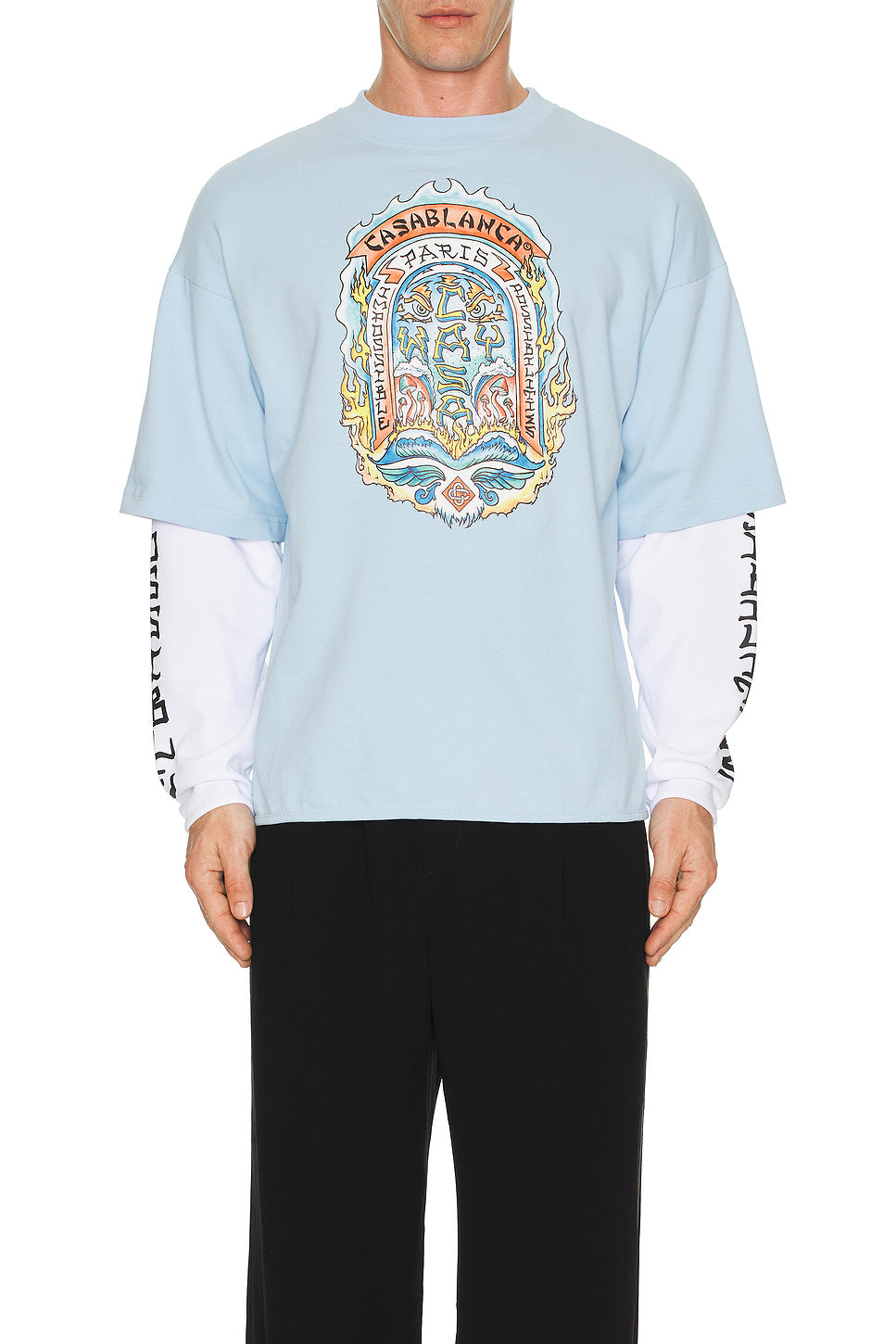 Double Layer Printed Tee