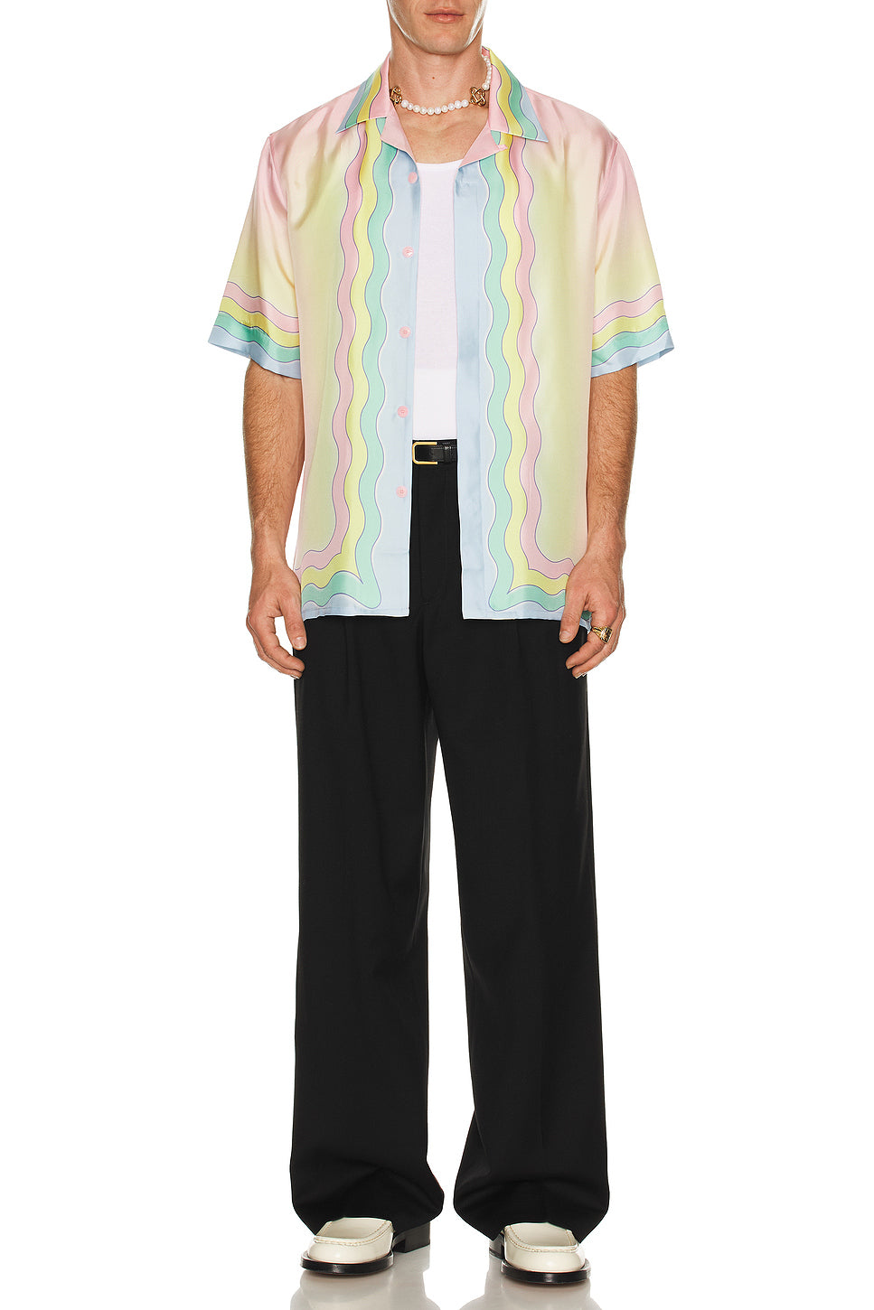 For The Love Of Dance Cuban Collar Shirt