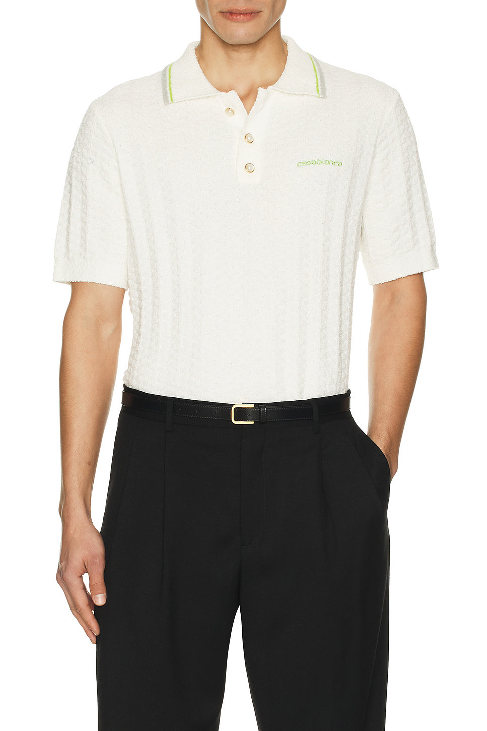 Tennis Boucle Polo Shirt