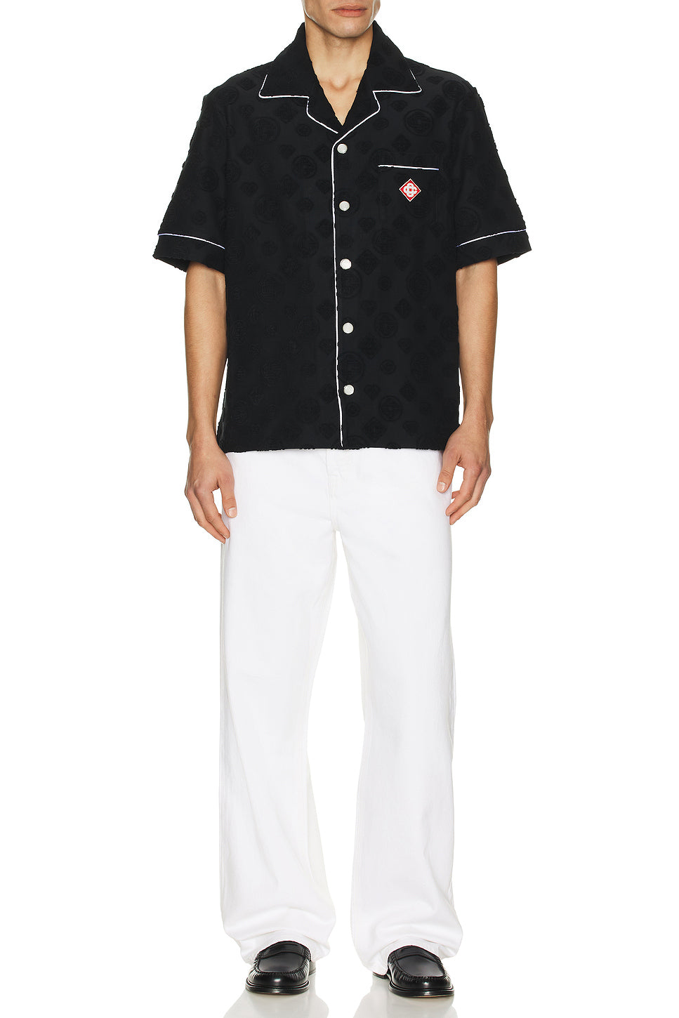 Towelling Monogram Shirt