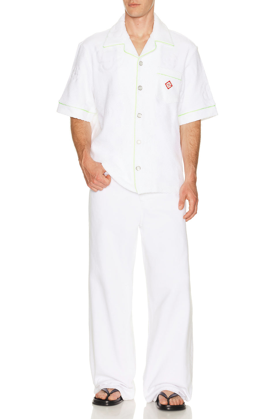 Towelling Monogram Shirt