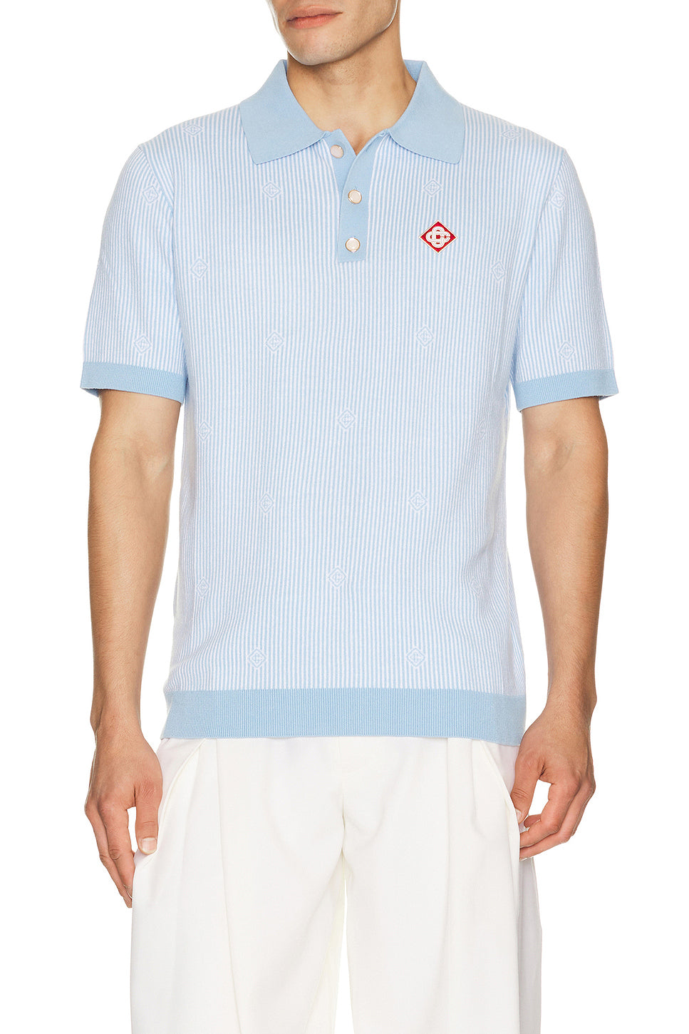 Pinstripe Polo Shirt
