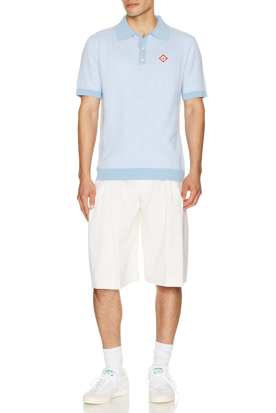 Pinstripe Polo Shirt