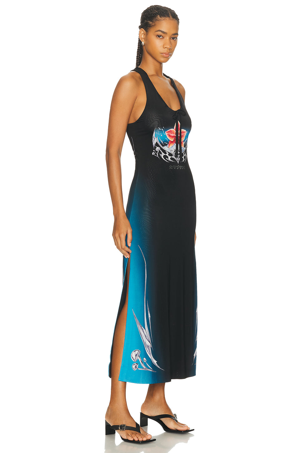 Slinky Jersey Blade Dress
