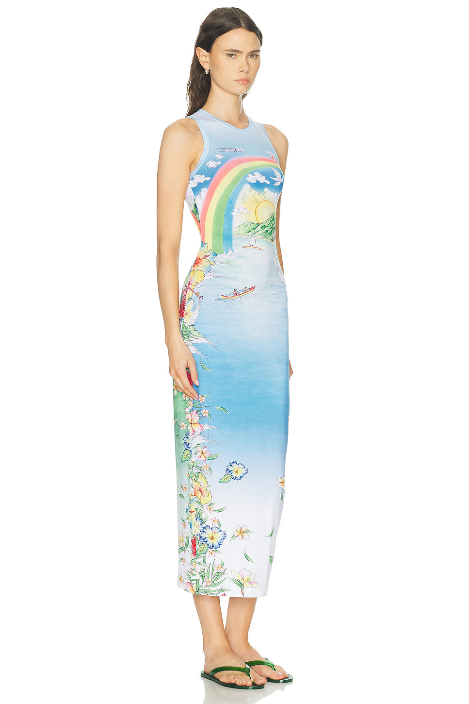 Aloha Midi Tank Dress