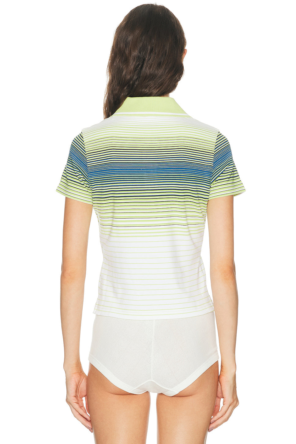 Striped Polo Top