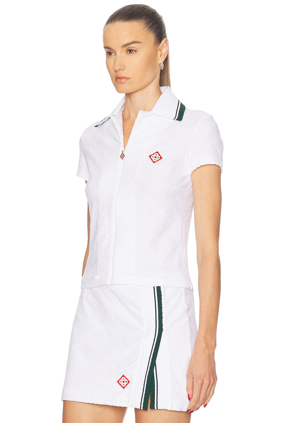 Monogram Polo Top