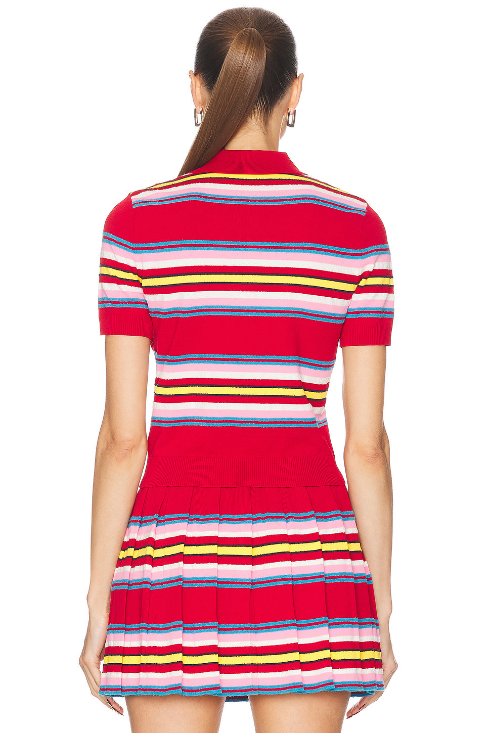 Striped Polo Top