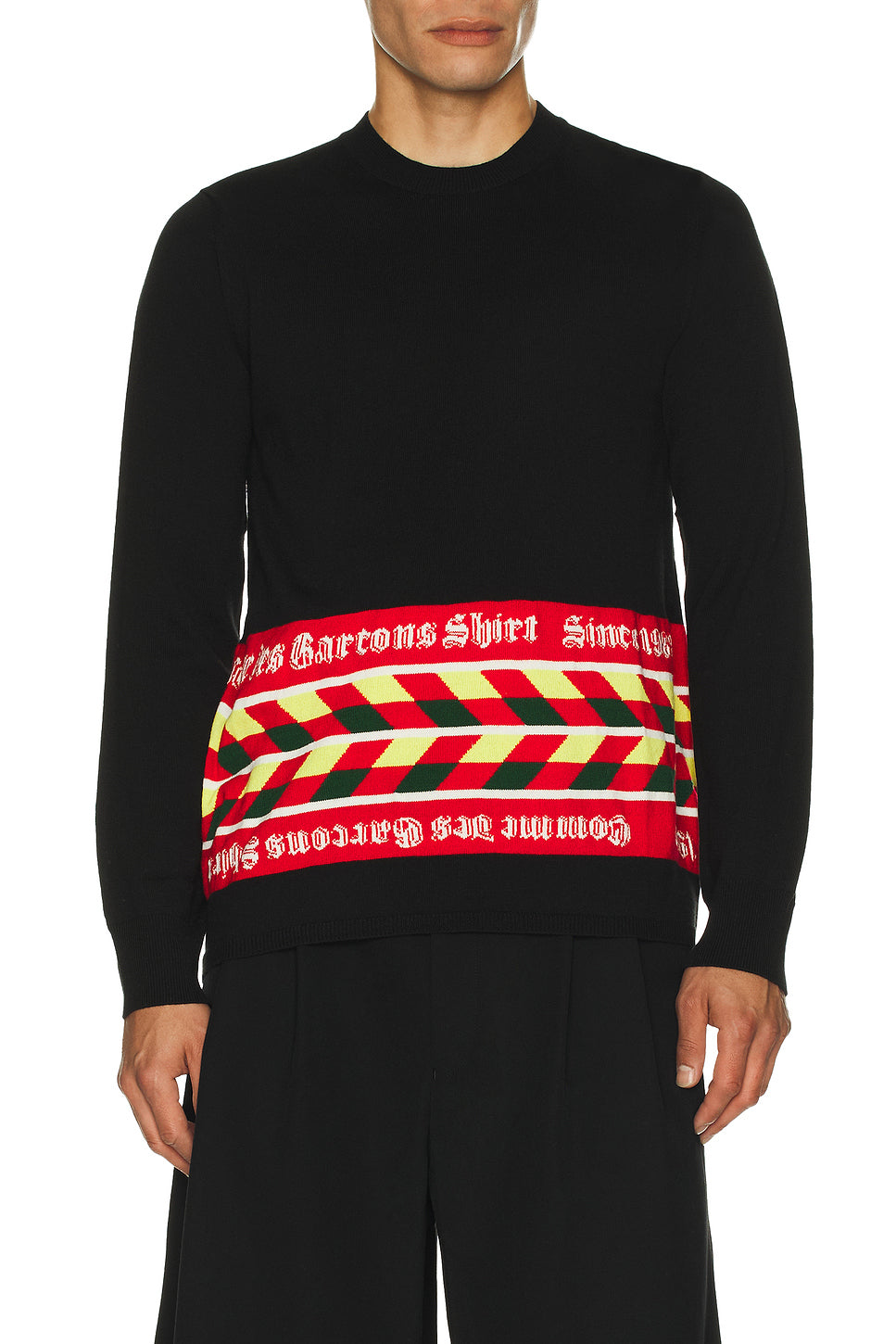 Intarsia Pullover Sweater