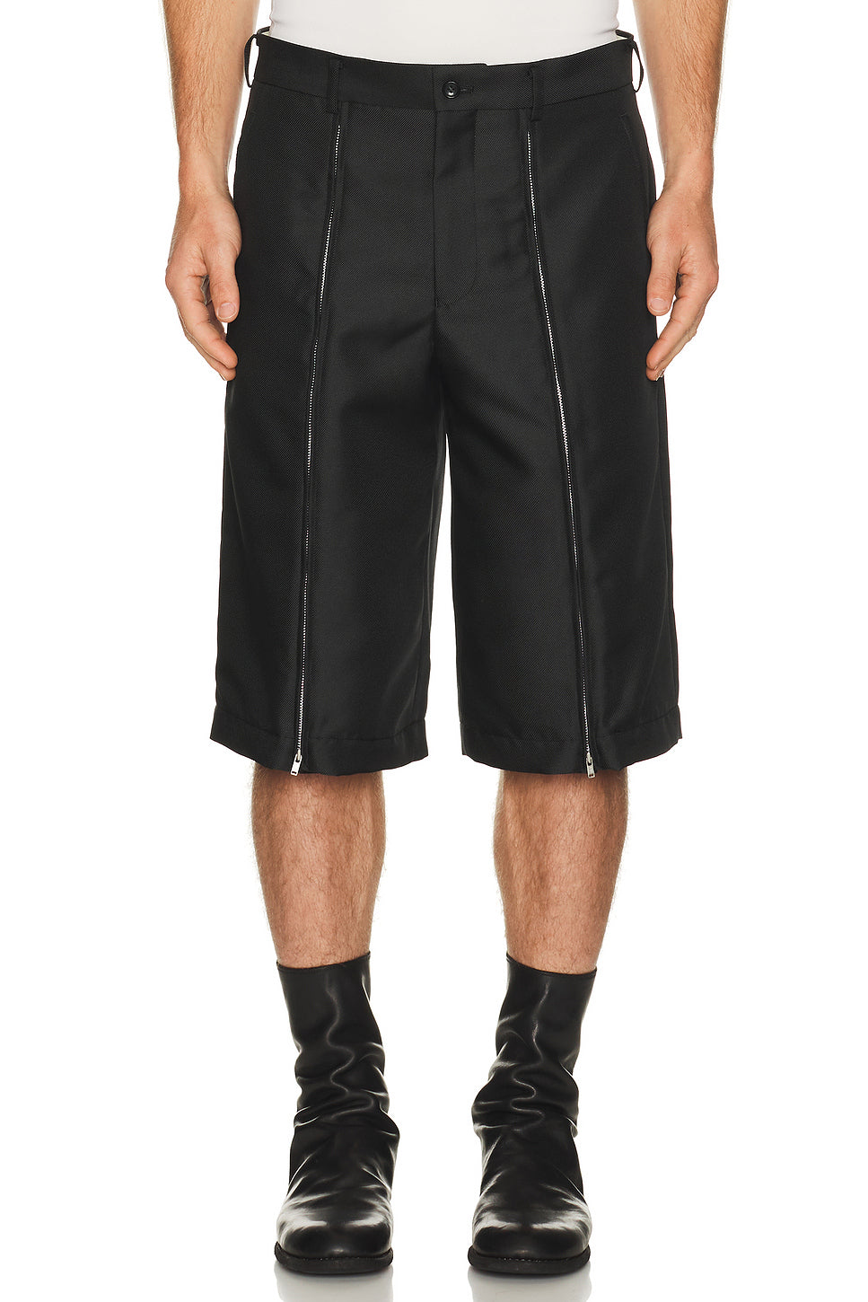 Double Zipper Shorts