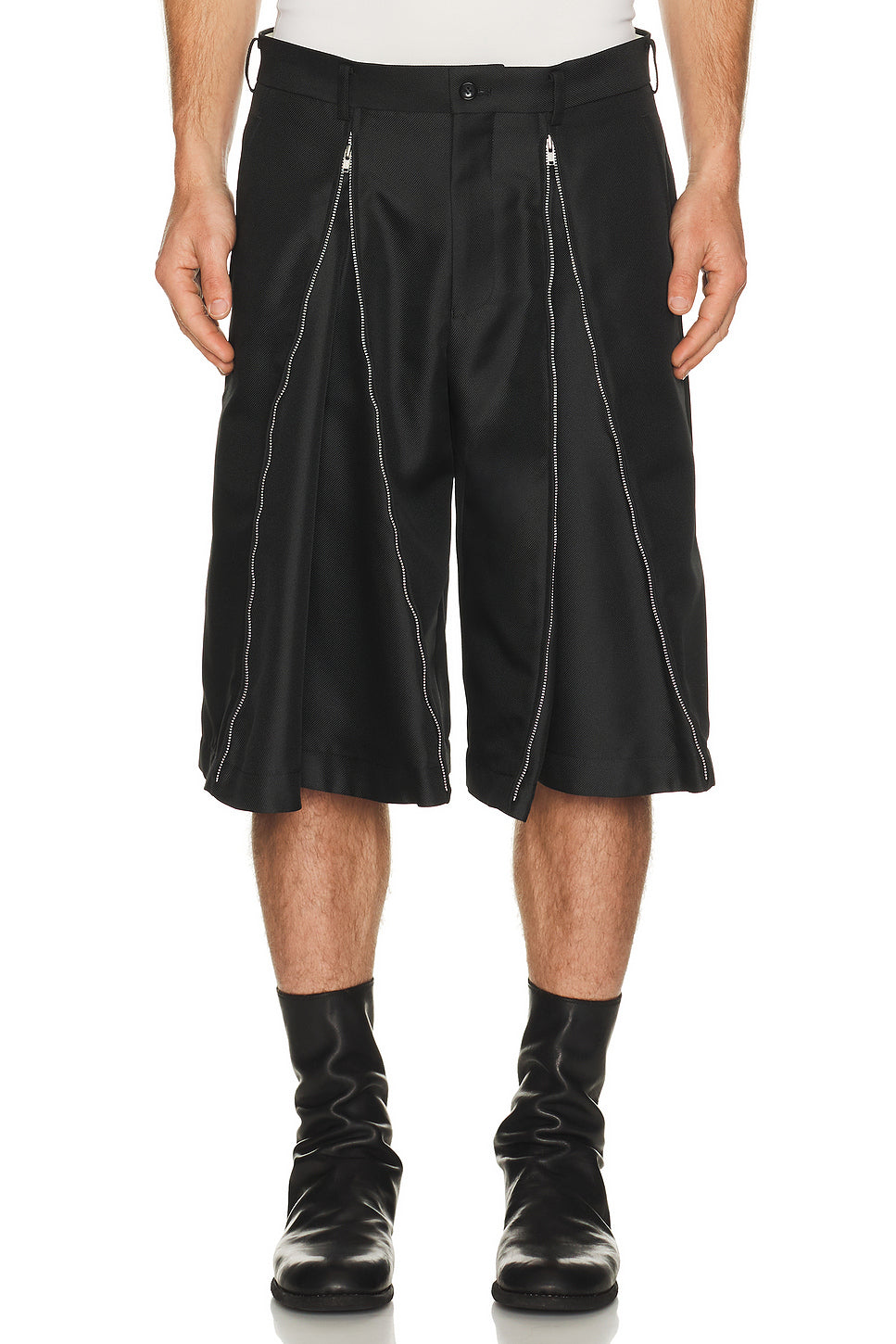 Double Zipper Shorts