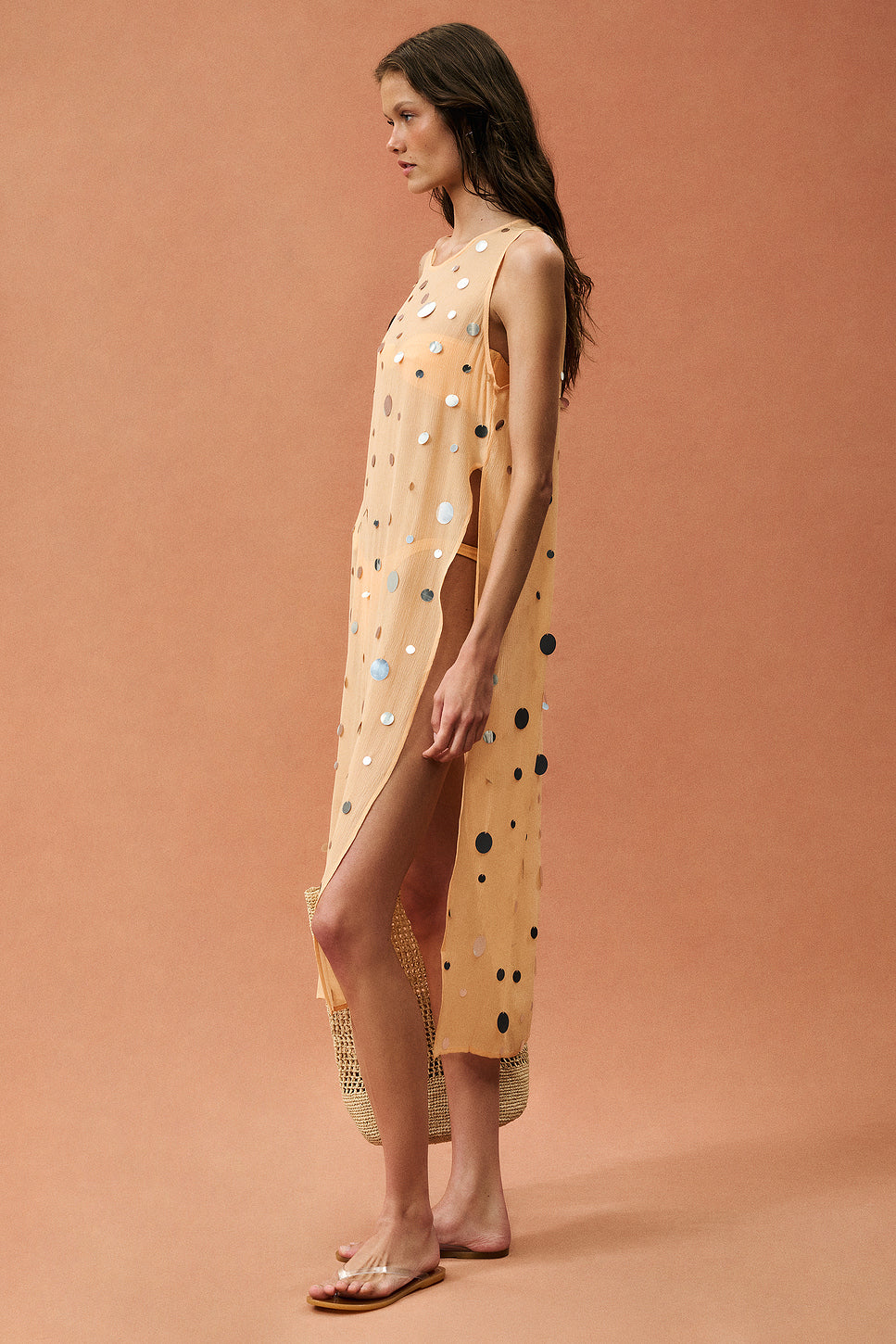 for FWRD Chloe Sequin Tunic Dress