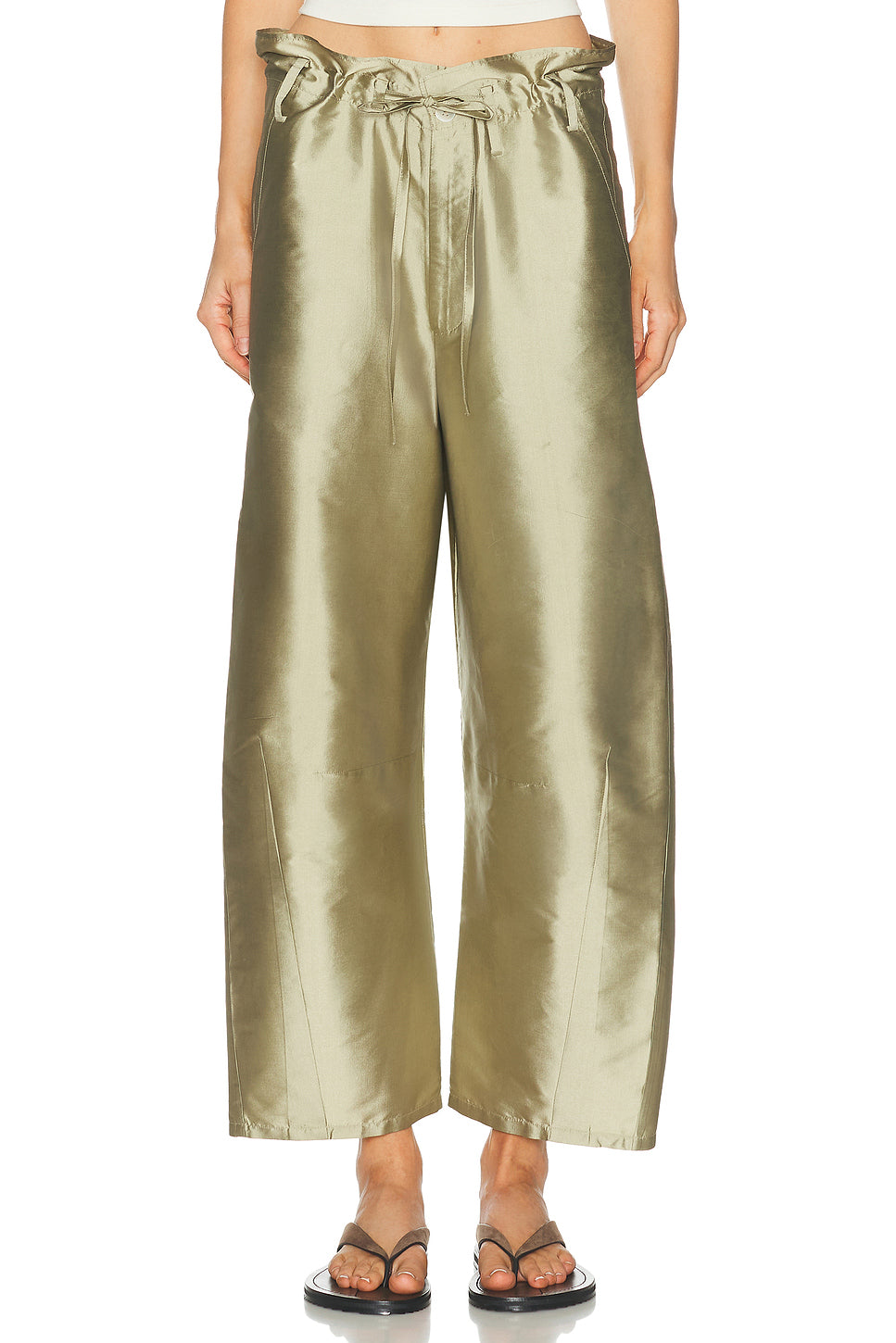 Techno Taffeta Barrel Pant