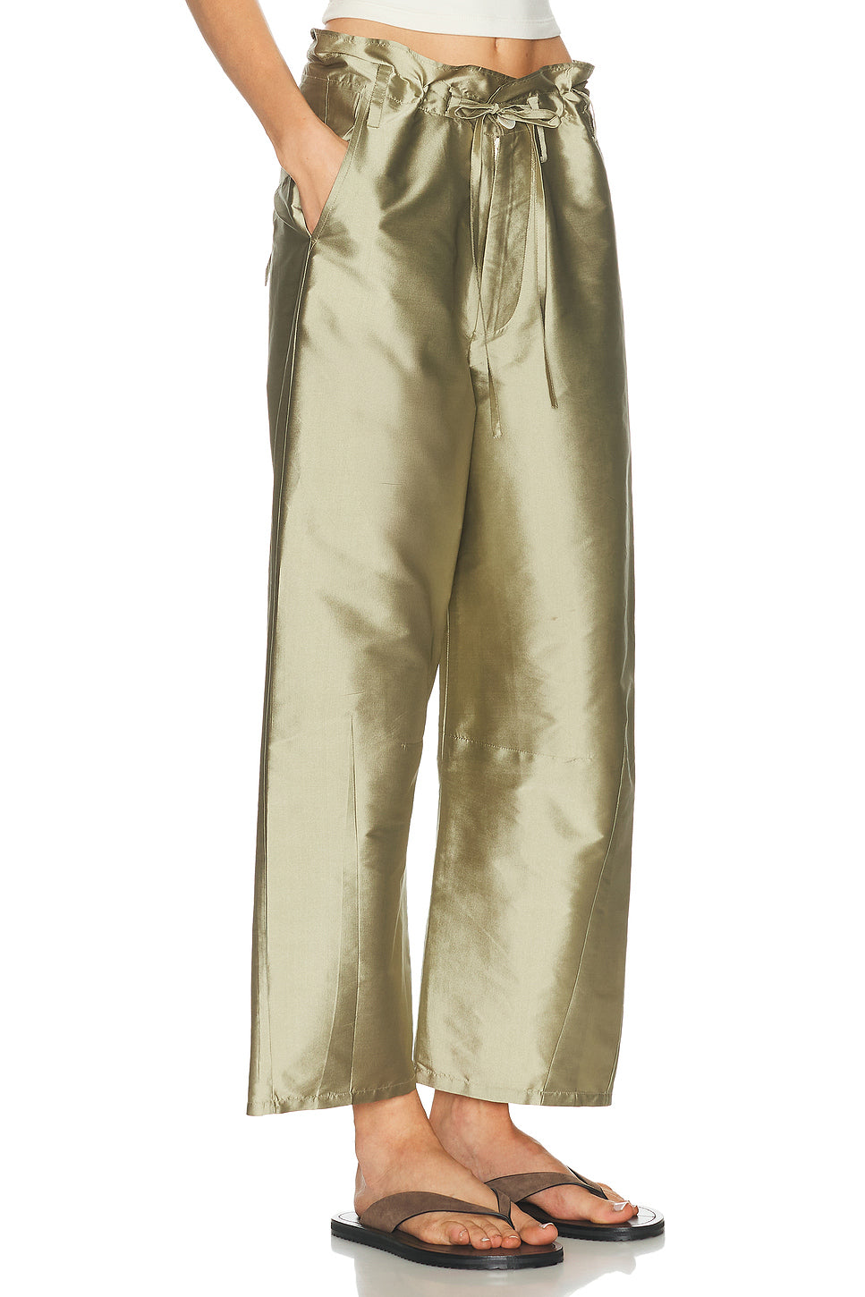 Techno Taffeta Barrel Pant