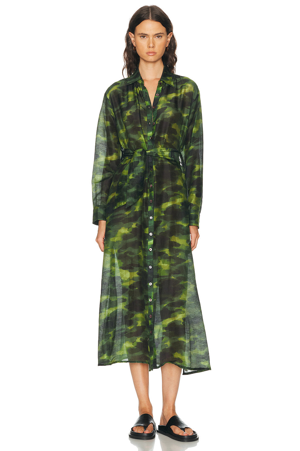 Button Up Long Shirt