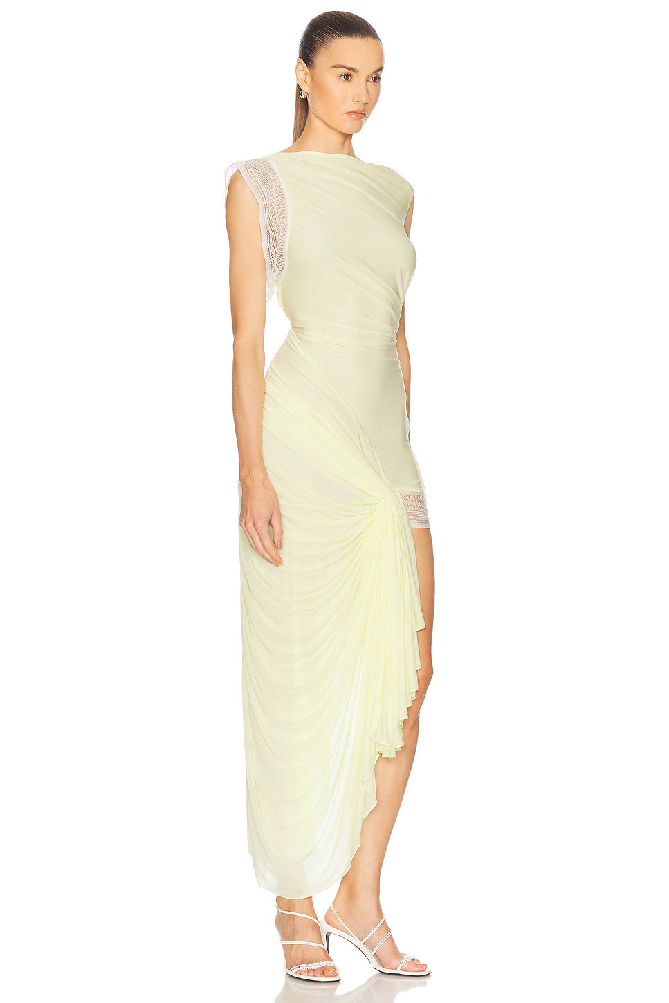 Galathea Asymmetric Long Dress