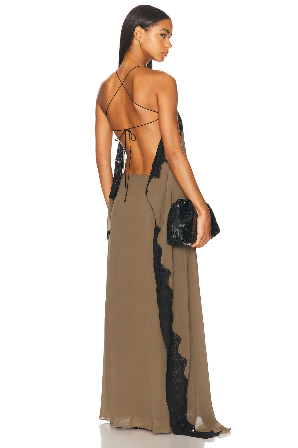 Verve Lace Floating Silk Dress