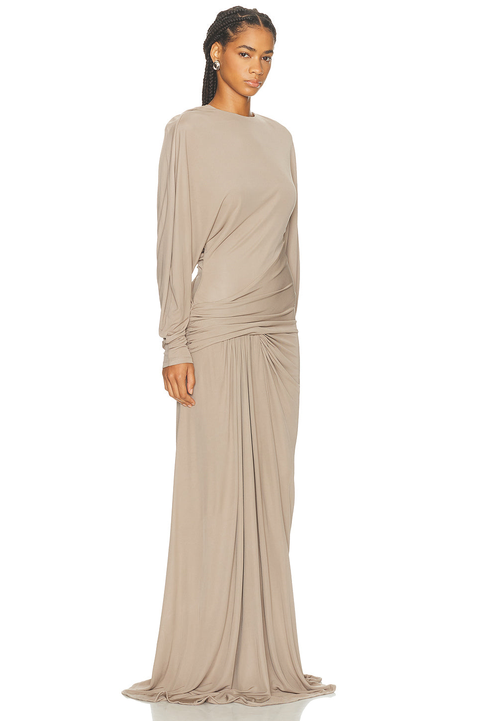 Vala Jersey Drape Dress