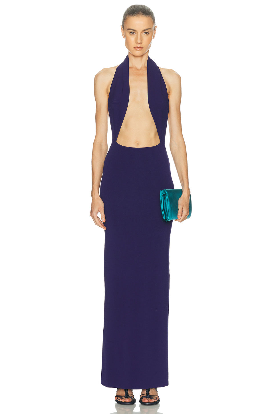Slope Knit Halter Dress