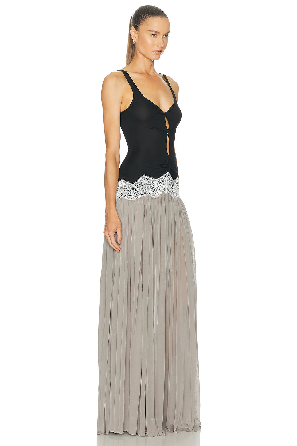Open Twist Verner Lace Tank Dress